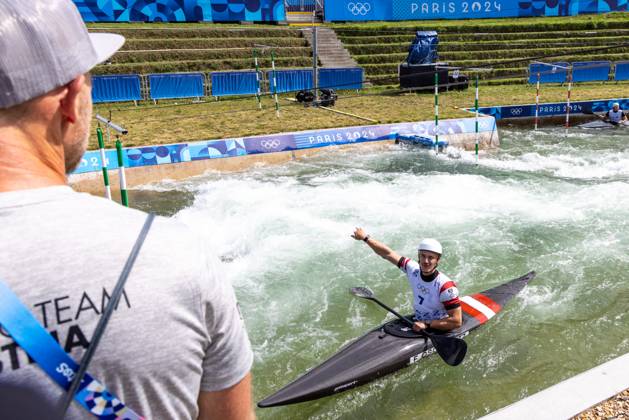OLYMPICS - Olympic Summer Games 2024 PARIS,FRANCE,23.JUL.24 - OLYMPICS, CANOE - Olympic Summer Games Paris 2024, preview, training. Image shows Felix Oschmautz (AUT).  GEPAxpictures xMaticxKlansek