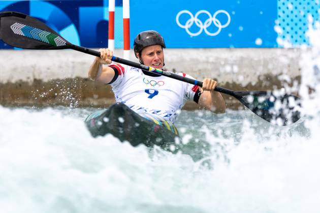 OLYMPICS - Olympic Summer Games 2024 PARIS,FRANCE,23.JUL.24 - OLYMPICS, CANOE - Olympic Summer Games Paris 2024, preview, training. Image shows Corinna Kuhnle (AUT).  GEPAxpictures xMaticxKlansek