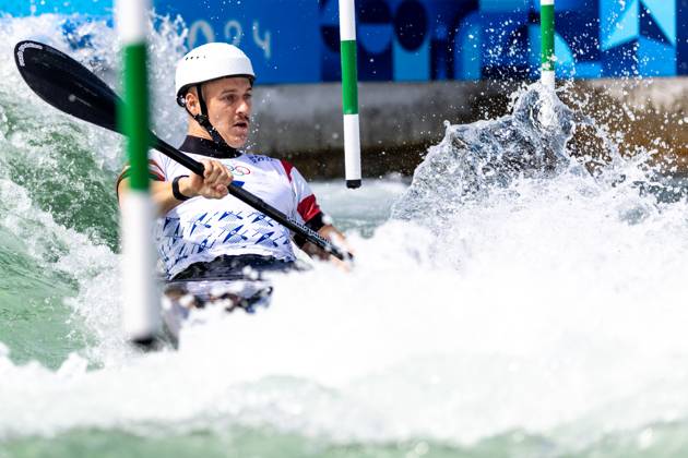OLYMPICS - Olympic Summer Games 2024 PARIS,FRANCE,23.JUL.24 - OLYMPICS, CANOE - Olympic Summer Games Paris 2024, preview, training. Image shows Felix Oschmautz (AUT).  GEPAxpictures xMaticxKlansek