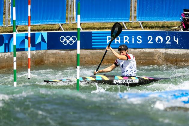 OLYMPICS - Olympic Summer Games 2024 PARIS,FRANCE,23.JUL.24 - OLYMPICS, CANOE - Olympic Summer Games Paris 2024, preview, training. Image shows Image shows Corinna Kuhnle (AUT).  GEPAxpictures xMaticxKlansek