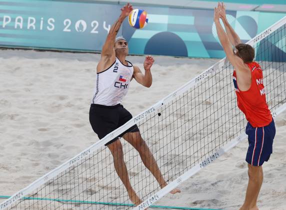 Paris 2024, Beach volleyball, Men, Norway - Chile