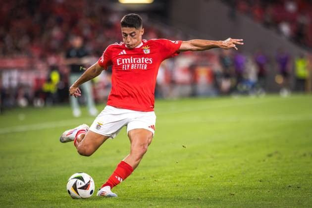 SL Benefica Vs Feyenoord in Lisbon, Portugal - 28 Jul 2024 Tiago Gouveia of SL Benfica in action during the Pre-Season Friendly match between SL Benfica and Feyenoord at Estadio da Luz. (Final score: SL Benfica 5 - 0 Feyenoord) Lisbon Portugal Copyright: xHenriquexCasinhasx xSOPAxImagesx HCASINHAS_28072024_SLBENFICA_VS_FEYENOORD_049