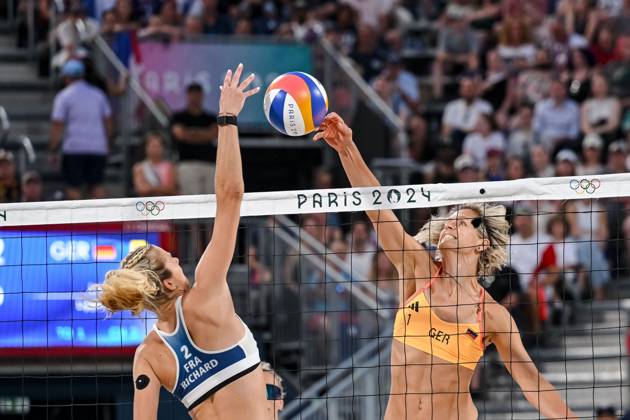 Paris 2024, Beach volleyball, Women, Germany - France