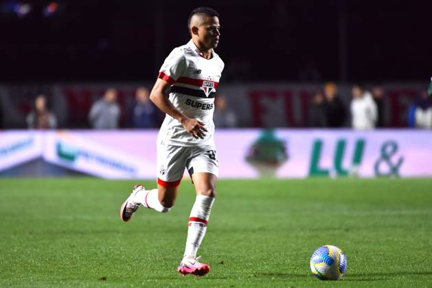 São Paulo x Goias SÃO PAULO, SP - 30.07.2024: SÃO PAULO X GOIAS - Erick, a São Paulo player, during the match between São Paulo x Goiás, the first leg of the round of 16 of the Copa do Brasil, this Tuesday, (30) at Morumbis. (Photo: Roberto Casimiro Fotoarena) x2583496x RobertoxCasimiro