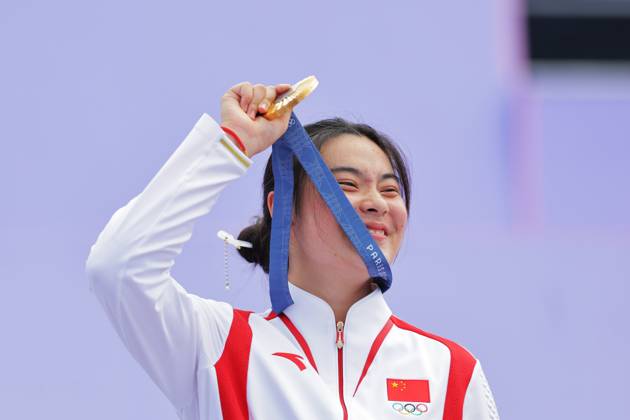 Paris 2024, Cycling, BMX Freestyle Park, Women, Olympic Champion Deng Yawen