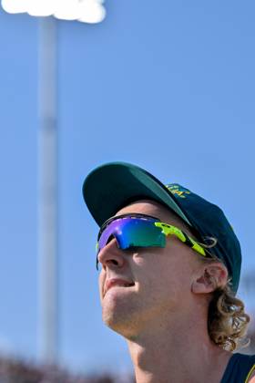 Olympic Games Beach Volleyball Paris 01 08 2024 Preliminary round, Men, GER AUS, Zachery Schubert AUS, Copyright: xBEAUTIFULxSPORTS TomxBlochx