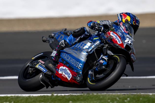 88 OLIVEIRA Miguel (prt), Trackhouse Racing, Aprilia RS-GP 2024, action during the 2024 Moto GP Monster Energy British Grand Prix, German GP, at Silverstone, from August 2 to 4th, in Great Britain - MOTO - MOTO GP - BRITISH GRAND PRIX 2024 DPPI Panoramic _TIN8068