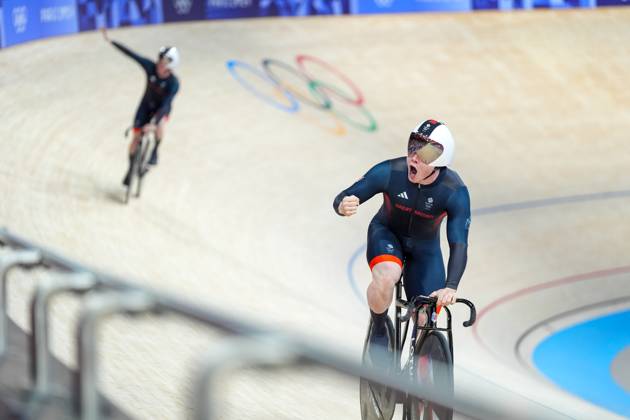 Paris 2024, cycling, track cycling, women, team sprint, Olympic champion Great Britain