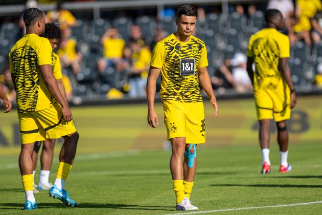 06 08 2024, Football test match, Season 2024 2025, Borussia Moenchengladbach FC Villareal in Altach Kjell Arik Waetjen Borussia Dortmund, 38 is disappointed after his injury Photo Kirchner Media DI Copyright: xKirchner-Media DIx