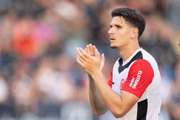 FSV Frankfurt Eintracht Frankfurt, Test match Igor Matanovic Eintracht Frankfurt, 9 Test match between FSV Frankfurt and Eintracht Frankfurt on August 7, 2024 in Frankfurt , Frankfurt am Main Hessen Germany PSD Bank Arena