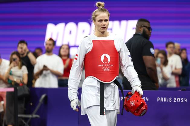 OLYMPICS - Olympic Summer Games 2024 PARIS,FRANCE,10.AUG.24 - OLYMPICS, TAEKWONDO - Olympic Summer Games Paris 2024, +67kg, women. Image shows Marlene Jahl (AUT). GEPAxpictures xArminxRauthner
