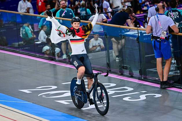 Paris 2024, Cycling, Track cycling, Women, Sprint, Lea Friedrich wins silver