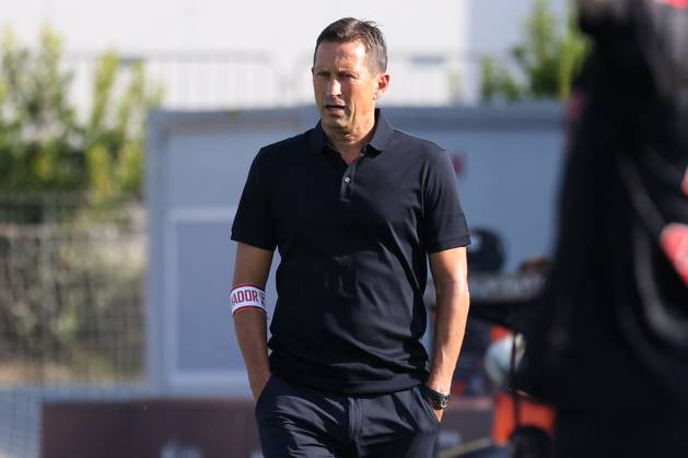 2024 08 11 xJFAx 1 ª jornada da Liga Portugal Betclic, Futebol Clube de Famalicao Sport Lisboa e Benfica v l , Trainer Head Coach Roger Schmidt S L Benfica Copyright: JoaquimxFerreira