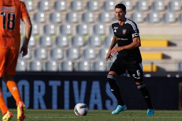 Jose Fonte during Liga Portugal game between teams of Casa Pia AC and Boavista FC at Estadio Municipal Rio Maior (Maciej Rogowski) Rio Maior Estadio Municipal Rio Maior Portugal Copyright: xMaciejxRogowskix cpacboavistafull-090