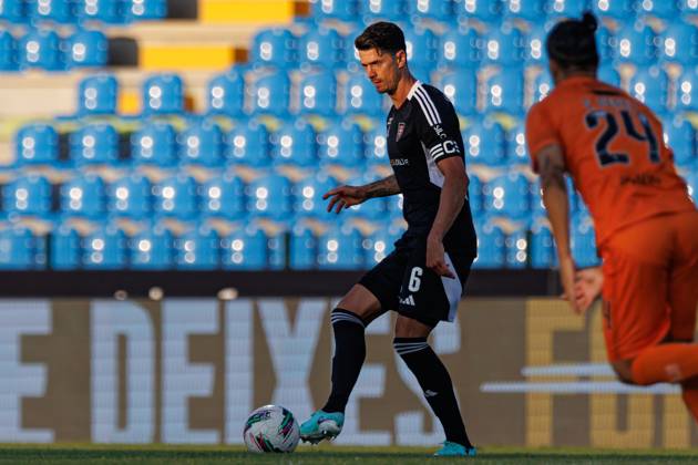 Jose Fonte during Liga Portugal game between teams of Casa Pia AC and Boavista FC at Estadio Municipal Rio Maior (Maciej Rogowski) Rio Maior Estadio Municipal Rio Maior Portugal Copyright: xMaciejxRogowskix cpacboavistafull-127