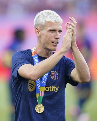 ESP: FC Barcelona, Barca v AS Monaco. Joan Gamper Trophy. Dani Olmo of FC Barcelona during the Joan Gamper Trophy match between FC Barcelona and AS Monaco FC played at Luis Companys Stadium on August, 2024 in Barcelona Spain. kpng Copyright: xSergioxRuizx xPRESSINPHOTOx PS_240812_009