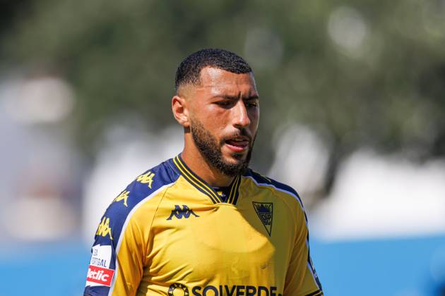 GD Estoril Praia Vs CD Santa Clara in Estoril, Portugal - 11 Aug 2024 Yanis Begraoui (GD Estoril Praia) seen during the Liga Portugal game between teams of GD Estoril Praia and CD Santa Clara at Estadio Antonio Coimbra da Mota. GD Estoril Praia vs CD Santa Clara. GD Estoril Praia defeated by CD Santa Clara 1-1 Estoril Portugal Copyright: xMaciejxRogowskix xSOPAxImagesx MROGOWSKI_estorilsantaclara202425-33