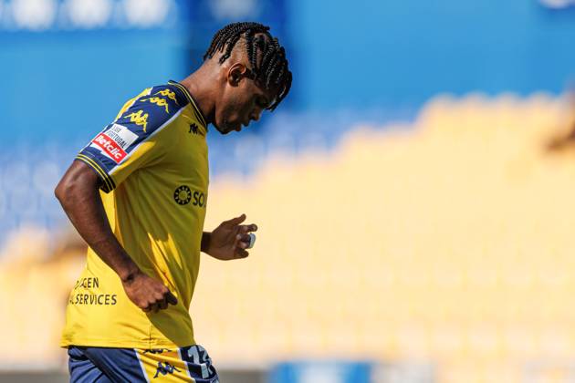 GD Estoril Praia Vs CD Santa Clara in Estoril, Portugal - 11 Aug 2024 Fabricio Garcia (GD Estoril Praia) seen during the Liga Portugal game between teams of GD Estoril Praia and CD Santa Clara at Estadio Antonio Coimbra da Mota. GD Estoril Praia vs CD Santa Clara. GD Estoril Praia defeated by CD Santa Clara 1-1 Estoril Portugal Copyright: xMaciejxRogowskix xSOPAxImagesx MROGOWSKI_estorilsantaclara202425-45