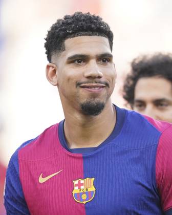 ESP: FC Barcelona, Barca v AS Monaco. Joan Gamper Trophy. Ronald Araujo of FC Barcelona during the Joan Gamper Trophy match between FC Barcelona and AS Monaco FC played at Luis Companys Stadium on August, 2024 in Barcelona Spain. kpng Copyright: xSergioxRuizx xPRESSINPHOTOx PS_240812_050