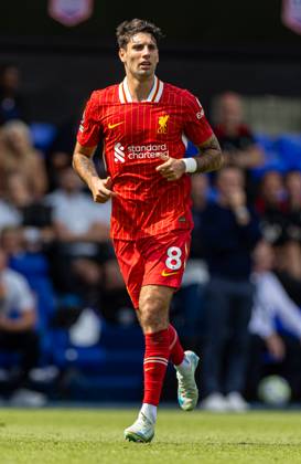 Football - FA Premier League - Ipswich Town FC v Liverpool FC IPSWICH, ENGLAND - Saturday, August 17, 2024: Liverpool s Dominik Szoboszlai during the FA Premier League match between Ipswich Town FC and Liverpool FC at Portman Road. (Photo by David Rawcliffe Propaganda) IPSWICH Portman Road SUFFOLK ENGLAND  Copyright: xDavidxRawcliffex P2024-08-17-Ipswich_Liverpool-117