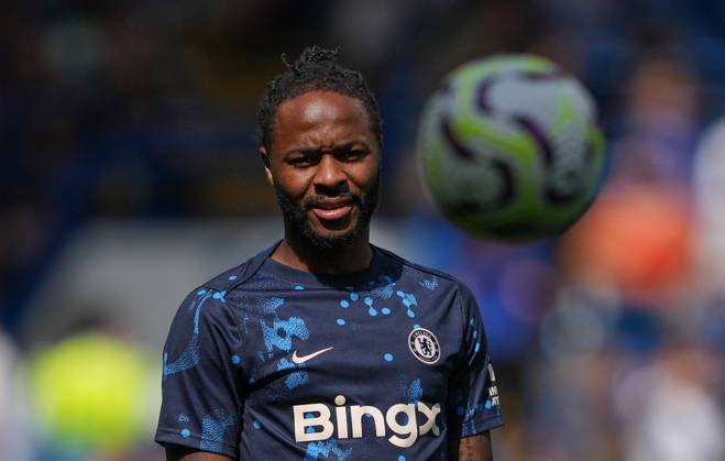 Raheem Sterling of Chelsea pre match during the 2024 25 Pre Season Friendly match between Chelsea and Internazionale at Stamford Bridge, London, England on 11 August 2024. Copyright: xAndyxRowlandx PMI-6378-0021