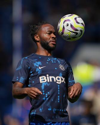 Raheem Sterling of Chelsea pre match during the 2024 25 Pre Season Friendly match between Chelsea and Internazionale at Stamford Bridge, London, England on 11 August 2024. Copyright: xAndyxRowlandx PMI-6378-0024