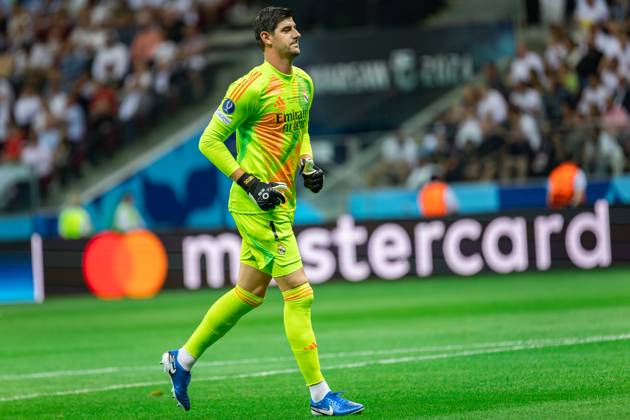 UEFA Super Cup 2024 Final match: Real Madrid Vs Atalanta BC in Warsaw, Poland - 14 Aug 2024 Thibaut Courtois of Real seen during the UEFA Super Cup 2024 Final match between Real Madrid and Atalanta BC at PGE Narodowy stadium in Warsaw. Final score; Real Madrid 2:0. Atalanta BC. Warsaw Poland Copyright: xMiko?ajxBarbanellx xSOPAxImagesx MBarbanell_UEFASC2024_14082024_15