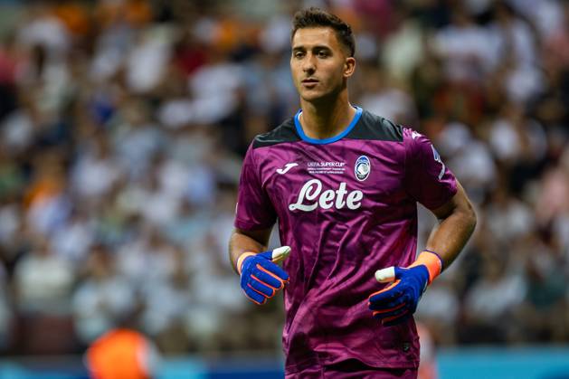 UEFA Super Cup 2024 Final match: Real Madrid Vs Atalanta BC in Warsaw, Poland - 14 Aug 2024 Juan Musso of Atalanta BC seen during the UEFA Super Cup 2024 Final match between Real Madrid and Atalanta BC at PGE Narodowy stadium in Warsaw. Final score; Real Madrid 2:0. Atalanta BC. Warsaw Poland Copyright: xMiko?ajxBarbanellx xSOPAxImagesx MBarbanell_UEFASC2024_14082024_45