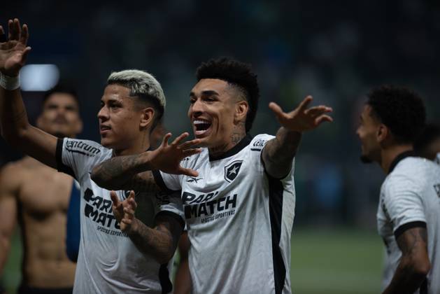 Match between Palmeiras and Botafogo for the Conmebol Libertadores 2024 Sao Paulo (SP), 08 21 2024 - LIBERTADORES PALMEIRAS X BOTAFOGO - Igor Jesus celebrates after the match between Palmeiras and Botafogo, valid for the second leg of the round of 16 of the Copa Conmebol Libertadores, on the night of this Wednesday, August 21, 2024, at Allianz Parque, in Sao Paulo-SP. (Foto: Ronaldo Barreto Thenews2 imago images) SPO Copyright: xRONALDOxBARRETOx