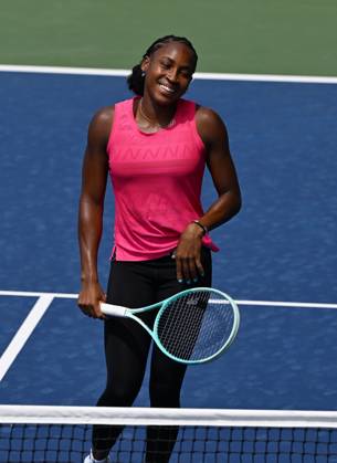 Practice court at the USTA Billie Jean King National Tennis Center in Flushing, Queens Featuring: Coco Gauff Where: Flushing Meadows, New York, United States When: 21 Aug 2024 Credit: Robert Bell INSTARimages EDITORIAL USE ONLY. NOT FOR USE BY NEWSPAPERS BASED IN THE UK. Copyright: xx instar54044175