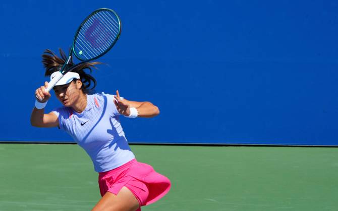 Emma Raducanu practices US Open, Previews, Flushing Meadows, New York, USA - 22 Aug 2024  Copyright: xJavierxGarcia Shutterstockx 14653556p