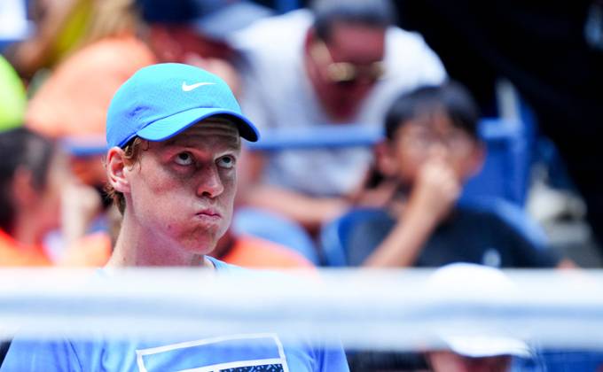 Tennis, US Open, Training von Jannik Sinner