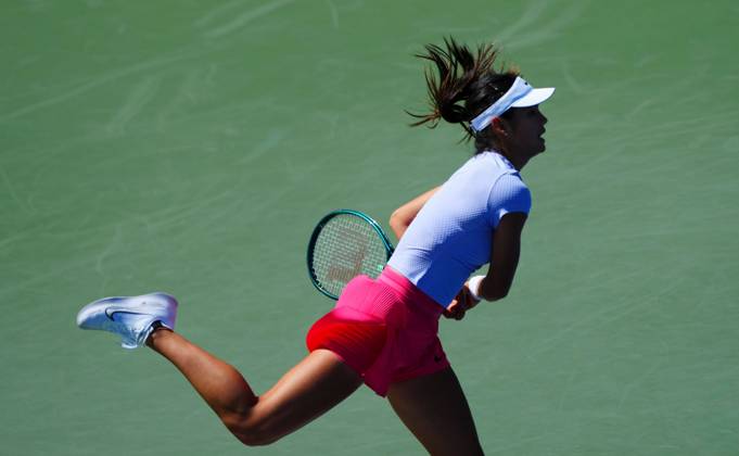 Sport Bilder des Tages Emma Raducanu practices US Open, Previews, Flushing Meadows, New York, USA - 22 Aug 2024  Copyright: xJavierxGarcia Shutterstockx 14653556bb