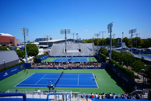 Low key preparation for Emma Raducanu as she practices on court 11 US Open Championships 2024, Previews, Flushing Meadows, New York, USA - 23 Aug 2024  Copyright: xJavierxGarcia Shutterstockx 14657962f