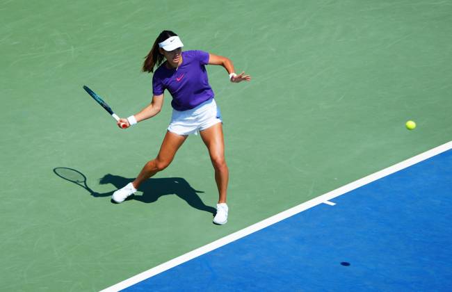 Emma Raducanu practices US Open Championships 2024, Previews, Flushing Meadows, New York, USA - 23 Aug 2024  Copyright: xJavierxGarcia Shutterstockx 14657962x