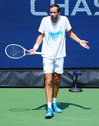 Daniil Medvedev reacts during practice US Open Championships 2024, Previews, Flushing Meadows, New York, USA - 24 Aug 2024  Copyright: xJavierxGarcia Shutterstockx 14657964i