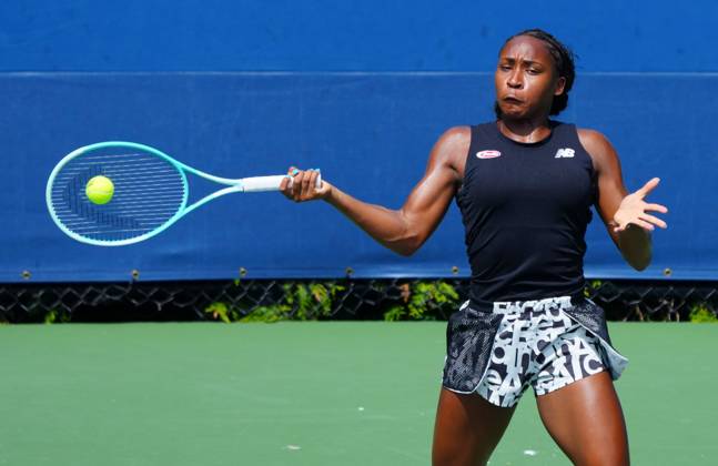 Coco Gauff practices US Open Championships 2024, Previews, Flushing Meadows, New York, USA - 24 Aug 2024  Copyright: xJavierxGarcia Shutterstockx 14657964ca