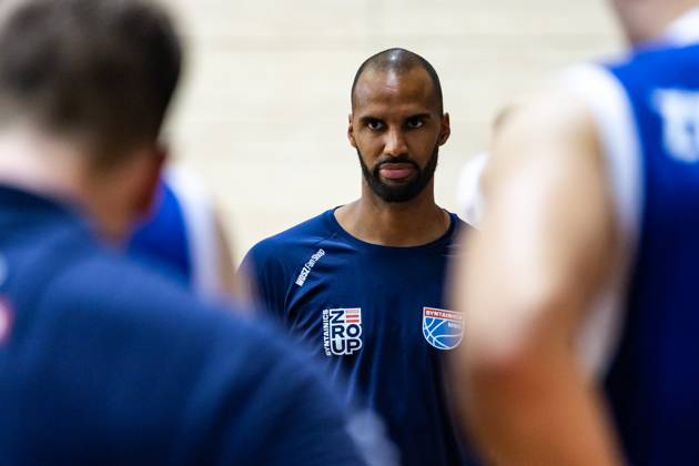 easyCredit Basketball Bundesliga, BBL, Season 2024 2025, Men 24 08 2024, Test match Syntainics MBC BG Göttingen, Akeem Vargas Syntainics MBC, No 11 Copyright Alexander Trienitz
