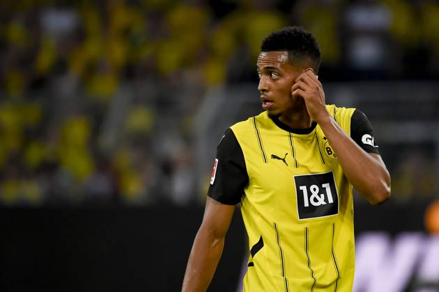 Felix Nmecha Borussia Dortmund looks on during the Bundesliga match between Borussia Dortmund and Eintracht Frankfurt at SIGNAL IDUNA PARK on August 24, 2024 in Dortmund, Germany Photo by Max Maiwald DeFodi Images Defodi 067 BVBSGE0240824 161 Defodi-067 DFL regulations prohibit any use of photographs as image sequences and or quasi-video.