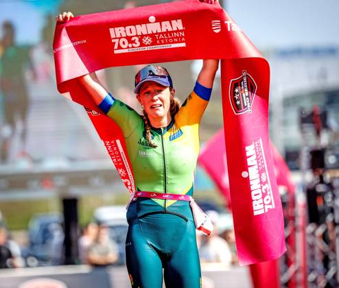 Ironman 70 3 European Championship Tallinn 25 08 24 Caroline Pohle DEU becomes European Champion in Estonia Tallinn Estonia _KT_5541