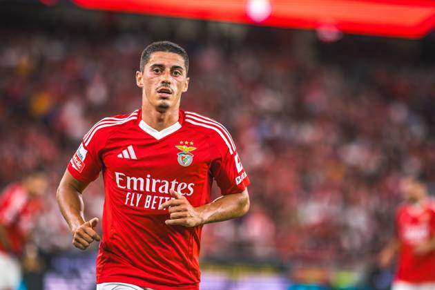 SL Benfica Vs CF Estrela da Amadora in Lisbon, Portugal - 24 Aug 2024 Tiago Gouveia of SL Benfica in action during the Liga Portugal Betclic match between SL Benfica and CF Estrela da Amadora at Estadio da Luz. Final score: SL Benfica 1 - 0 CF Estrela da Amadora Lisbon Portugal Copyright: xHenriquexCasinhasx xSOPAxImagesx HCASINHAS_24082024_SLBENFICA_VS_FCESTRELAAMADORA_038