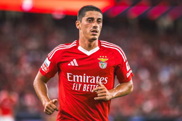SL Benfica Vs CF Estrela da Amadora in Lisbon, Portugal - 24 Aug 2024 Tiago Gouveia of SL Benfica in action during the Liga Portugal Betclic match between SL Benfica and CF Estrela da Amadora at Estadio da Luz. Final score: SL Benfica 1 - 0 CF Estrela da Amadora Lisbon Portugal Copyright: xHenriquexCasinhasx xSOPAxImagesx HCASINHAS_24082024_SLBENFICA_VS_FCESTRELAAMADORA_039