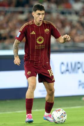 Rome, Italy 25.08.2024 : Matias Soule of Roma during Italian football championship Serie A Enilive 2024-2025 match AS Roma Vs Empoli FC at Stadio Olimpico in Rome on August 25, 2024.  Copyright: xMarcoxIacobucci IPAxSportx xipa-x xx IPA_49077334 IPA_Agency_IPA49077334