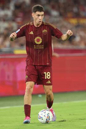 Rome, Italy 25.08.2024 : Matias Soule of Roma during Italian football championship Serie A Enilive 2024-2025 match AS Roma Vs Empoli FC at Stadio Olimpico in Rome on August 25, 2024.  Copyright: xMarcoxIacobucci IPAxSportx xipa-x xx IPA_49078098 IPA_Agency_IPA49078098