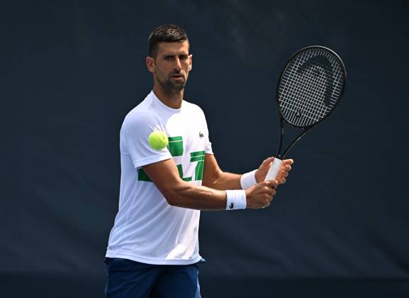 Practice court at the USTA Billie Jean King National Tennis Center during the US Open Featuring: Novak Djokovic Where: Queens, New York, United States When: 25 Aug 2024 Credit: Robert Bell INSTARimages EDITORIAL USE ONLY. NOT FOR USE BY NEWSPAPERS BASED IN THE UK. Copyright: xLarryxMaranox instar54057169