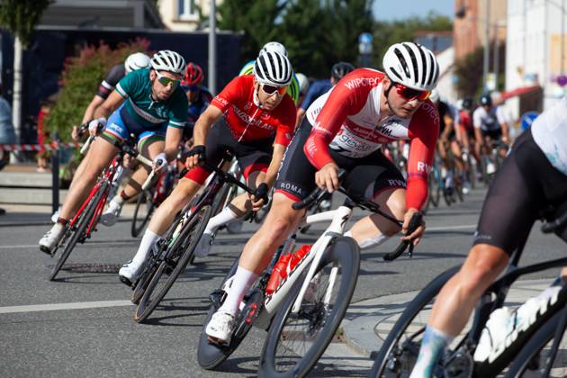 41 Mutterstadt road bike race at the Kerwe for the prize of the municipality of Mutterstadt and the Sparkasse Vorderpfalz Mutterstadt, Rhineland-Palatinate Copyright: xUdoxHerrmannx