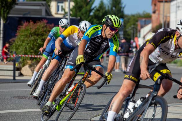41 Mutterstadt road bike race at the Kerwe for the prize of the municipality of Mutterstadt and the Sparkasse Vorderpfalz Mutterstadt, Rhineland-Palatinate Copyright: xUdoxHerrmannx