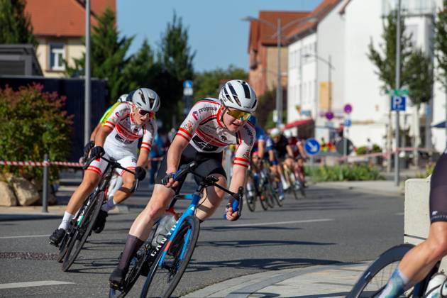 41 Mutterstadt road bike race at the Kerwe for the prize of the municipality of Mutterstadt and the Sparkasse Vorderpfalz Mutterstadt, Rhineland-Palatinate Copyright: xUdoxHerrmannx