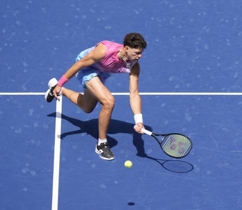 August 26, 2024, Flushing, Queens, New York, USA: BEN SHELTON (USA) defeated Dominic Thiem (AUT) 6-4, 6-2 6-2, at the US Open being played at Billie Jean King National Tennis Center in Flushing, Queens. Flushing, Queens USA - ZUMAc04_ 20240826_zma_c04_005 Copyright: xGracexSchultzx