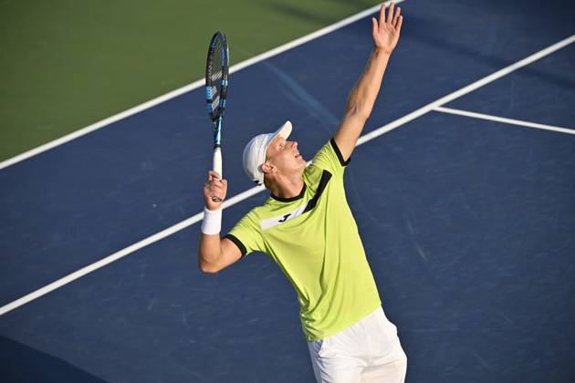 Tennis : Us Open 2024 - Mark Kasnikowski - Pologne Tennis :Us Open 2024 - Usa 26 08 2024 ChrysleneCaillaud Panoramic 